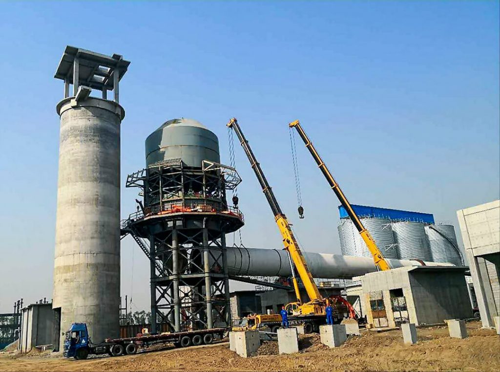 bauxite rotary kiln project