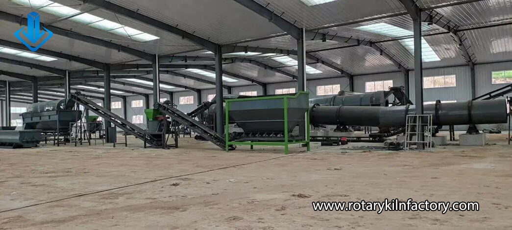 Cow Manure Drying Production Line 