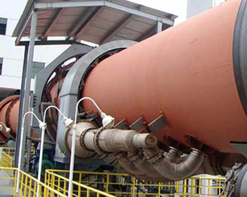 Oil fuel rotary kiln